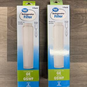 Lot of 2 Great Value Refrigerator Water Filter Replaces GE Model GSWF GVF035